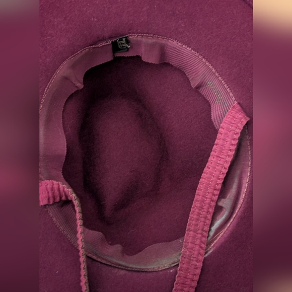 1940s Wine Vintage Tilt Hat - Picture 5 of 6